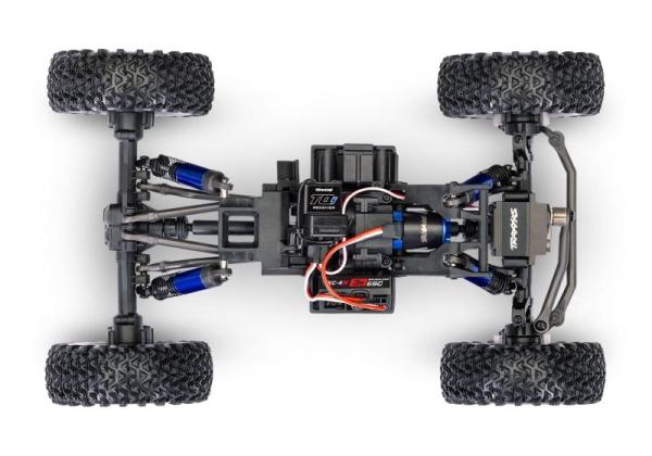 TRAXXAS TXC-4M EXTREME CRAWLER 1/18 RTR BLAU BRUSHLESS, MIT 3S AKKU UND LADEGERÄT